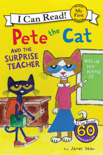Pete the Cat and the Surprise Teacher (My First I Can Read) – Paperback – GOOD